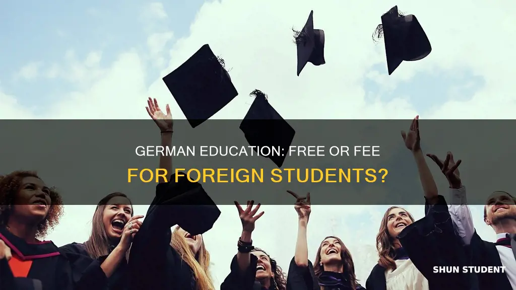 is german education free for international students