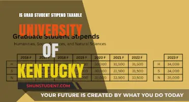 Grad Student Stipends: Taxable or Not?