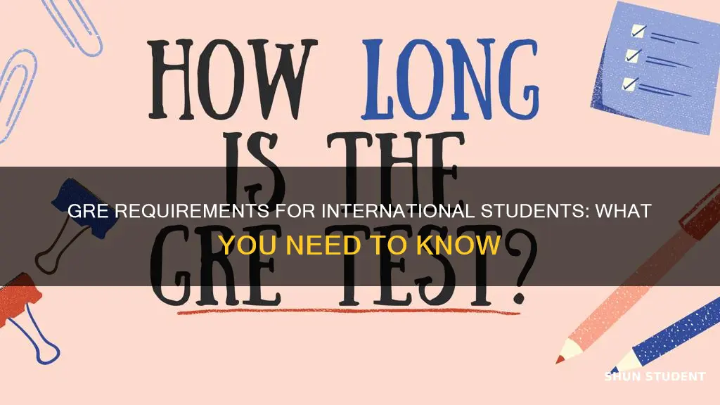 is gre required for international students
