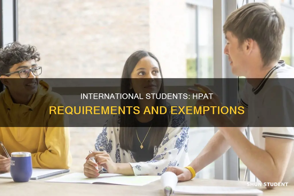 is hpat required for international students