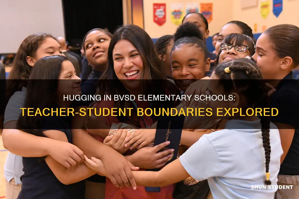 is hugging allowed bvsd elementary teacher touching students