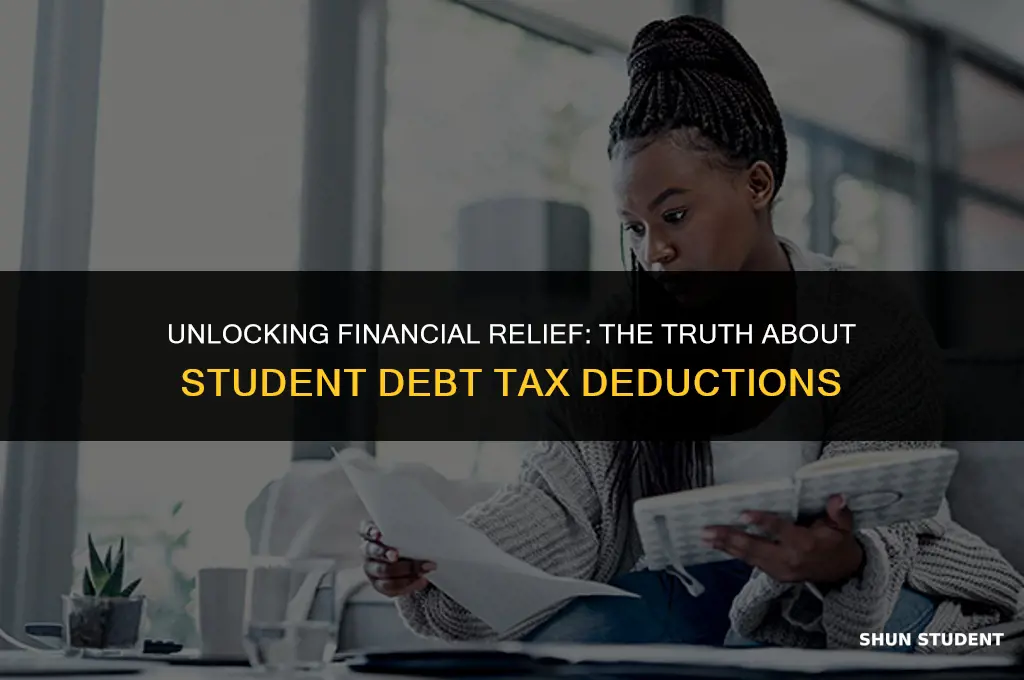 is interest on student debt tax deductible
