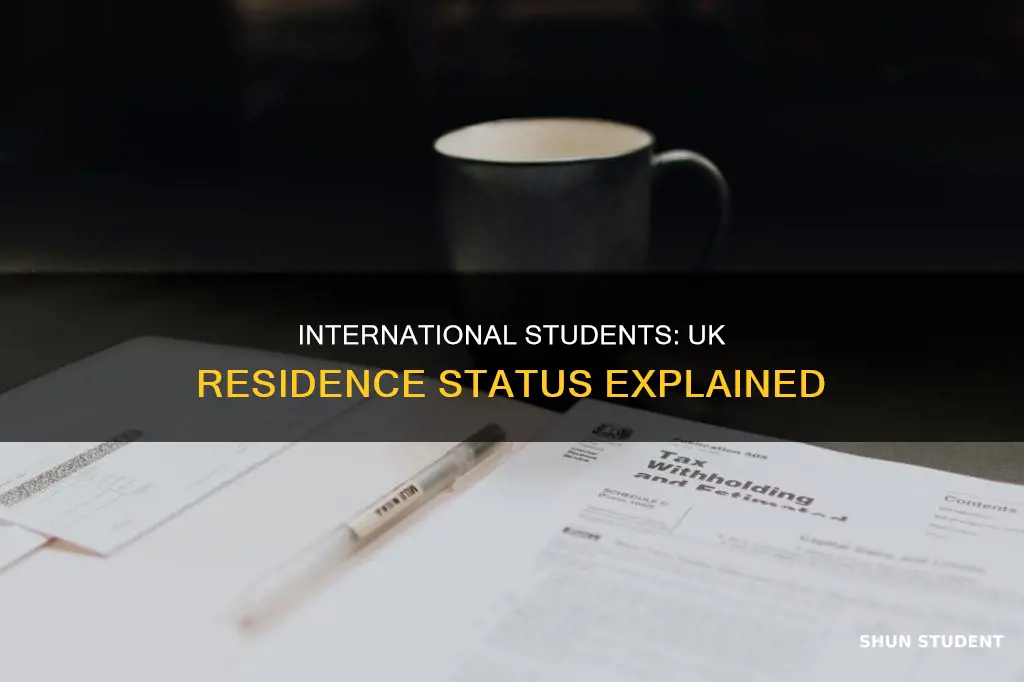 is international student a resident uk
