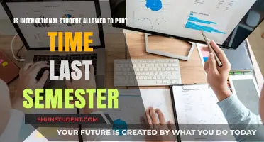 International Students: Part-Time Work in Final Semester?