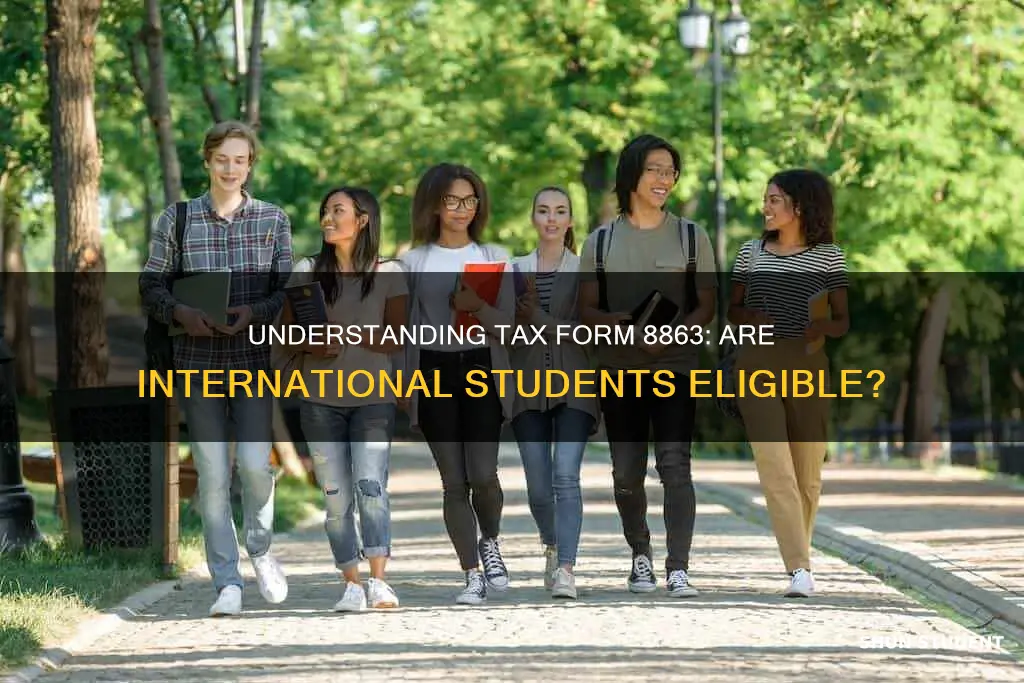 is international student eligible for 8863