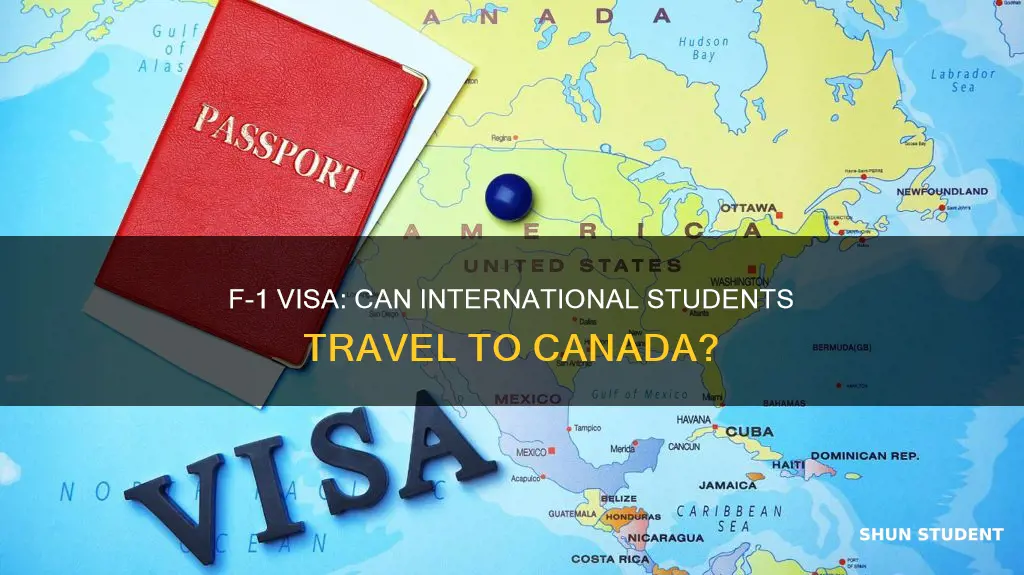 is international student f-1 visa can go to canada