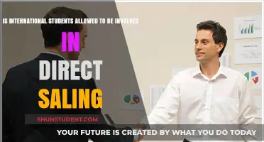 International Students: Can They Do Direct Sales?