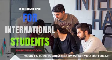Internships: Open to International Students?