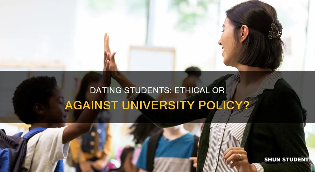 is it against university policy to date a student