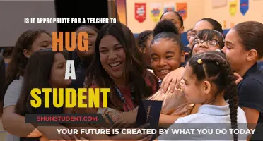 Teacher-Student Hugs: Appropriate Affection or Unprofessional Boundary Crossing?