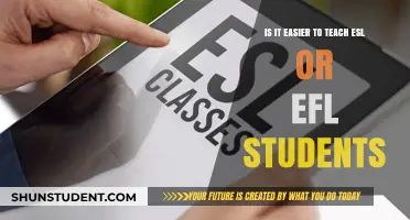 ESL vs EFL: Which Teaching Approach Offers Greater Ease for Instructors?