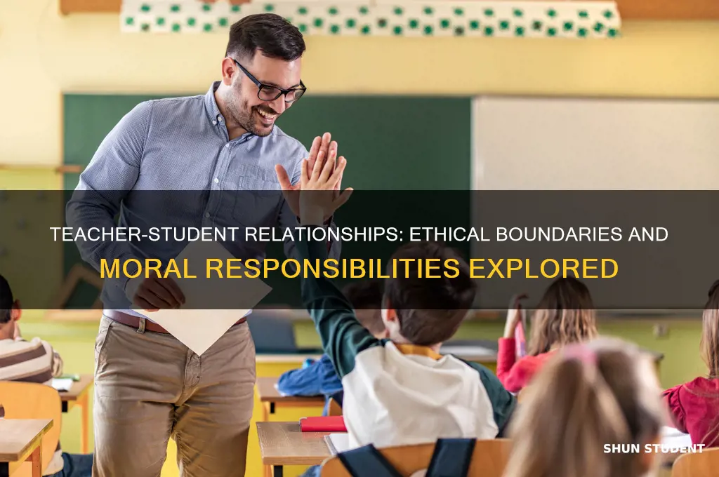 is it ethical for a teacher to date a student