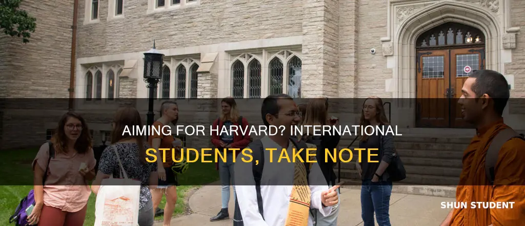 is it hard for international students to get into harvard