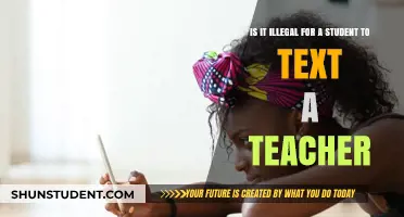 Is Student-Teacher Texting Illegal? Exploring Boundaries and Legal Implications
