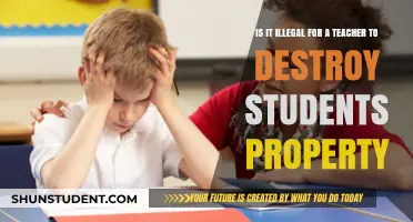 Can Teachers Legally Destroy Student Property? Exploring the Legal Boundaries