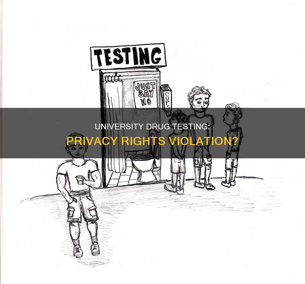 is it illegal to drug test university students wihtout notice