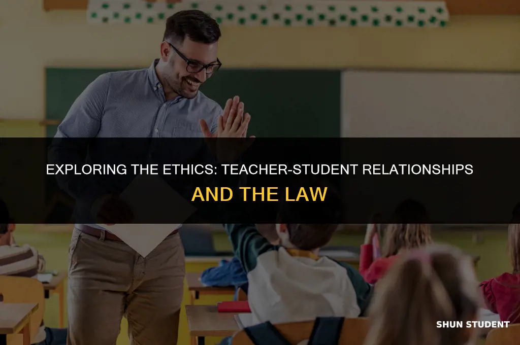 is it legal for teachers to flirt with students
