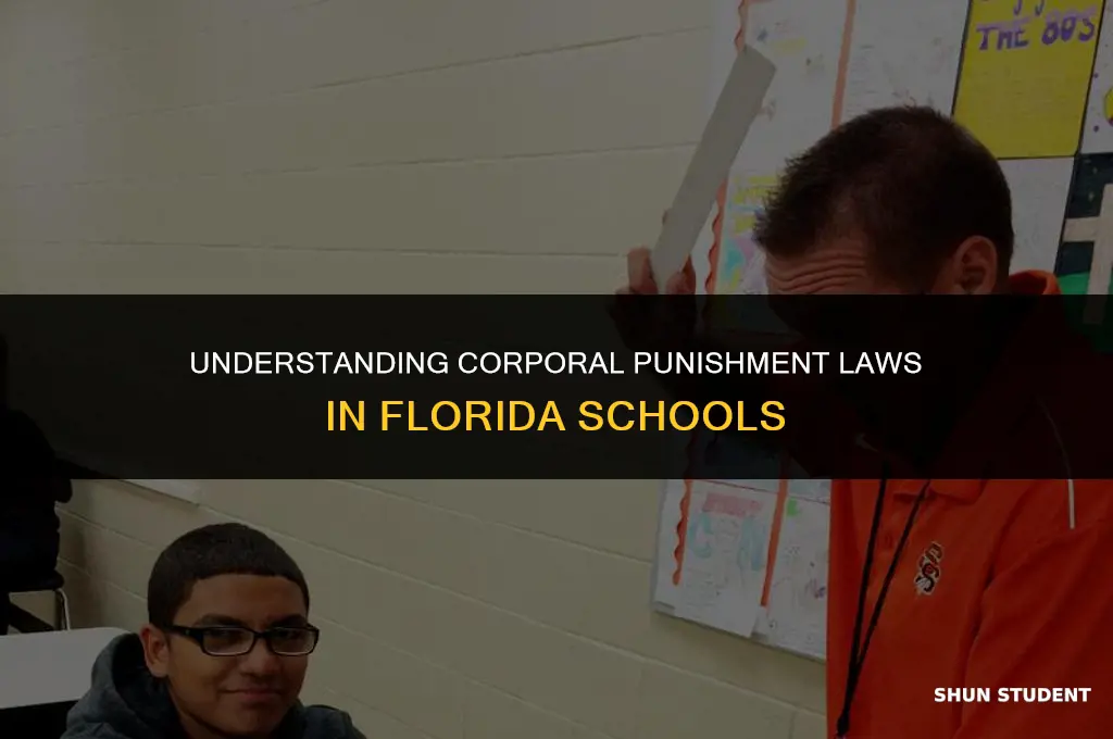 is it legal for teachers to hit students in florida