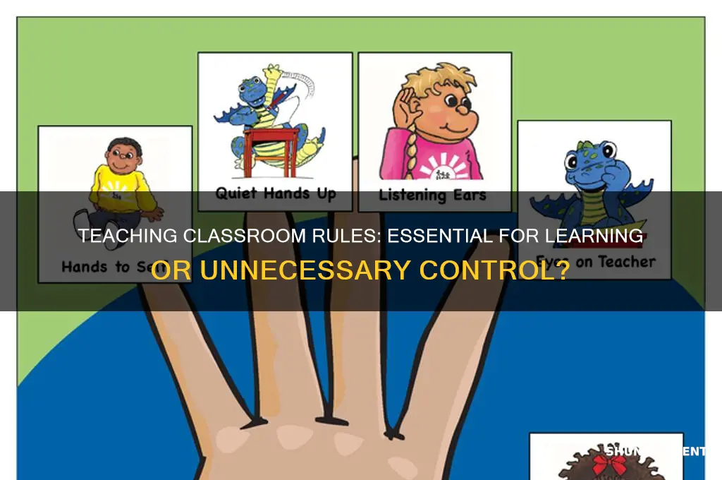 is it necessary to teach classroom rules to students