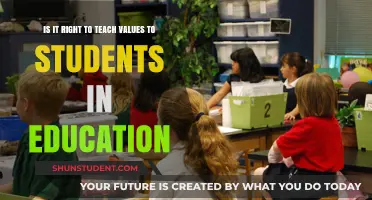 Teaching Values in Education: Ethical Responsibility or Overstepping Boundaries?