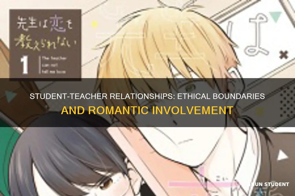 is it wrong for a student to date a teacher
