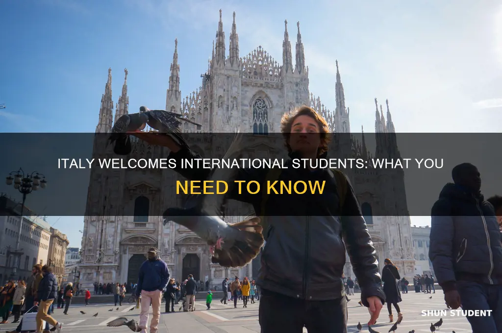 is italy open for international students