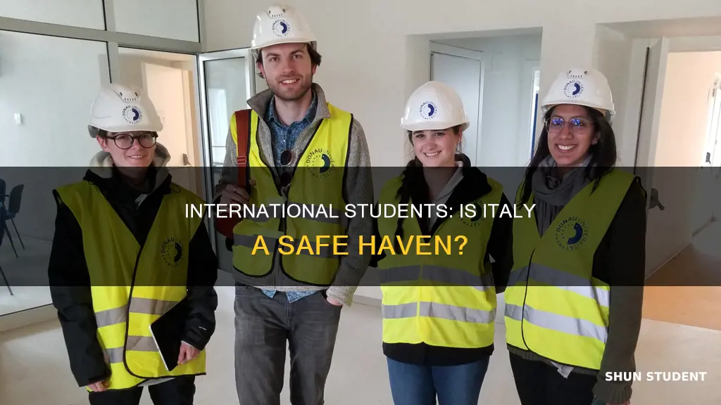 is italy safe for international students