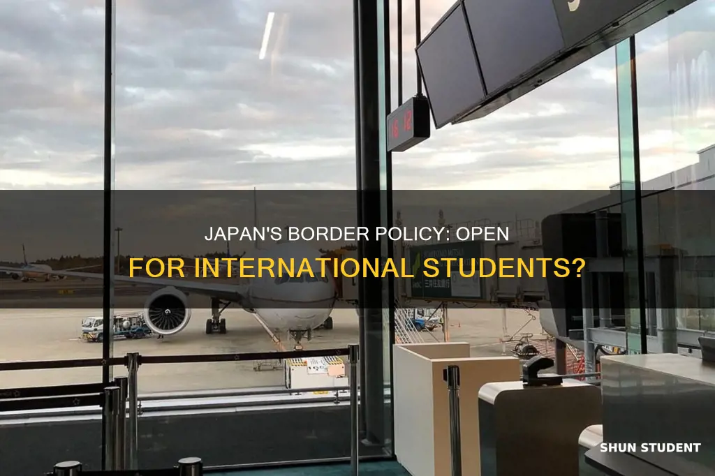 is japan border open for international students