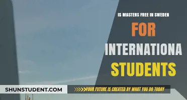 Masters in Sweden: Free for International Students?