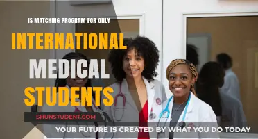 Matching Program: International Medical Students Only