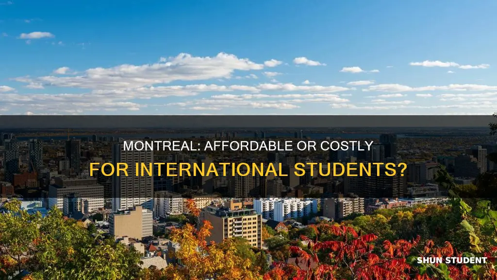 is montreal expensive for international students