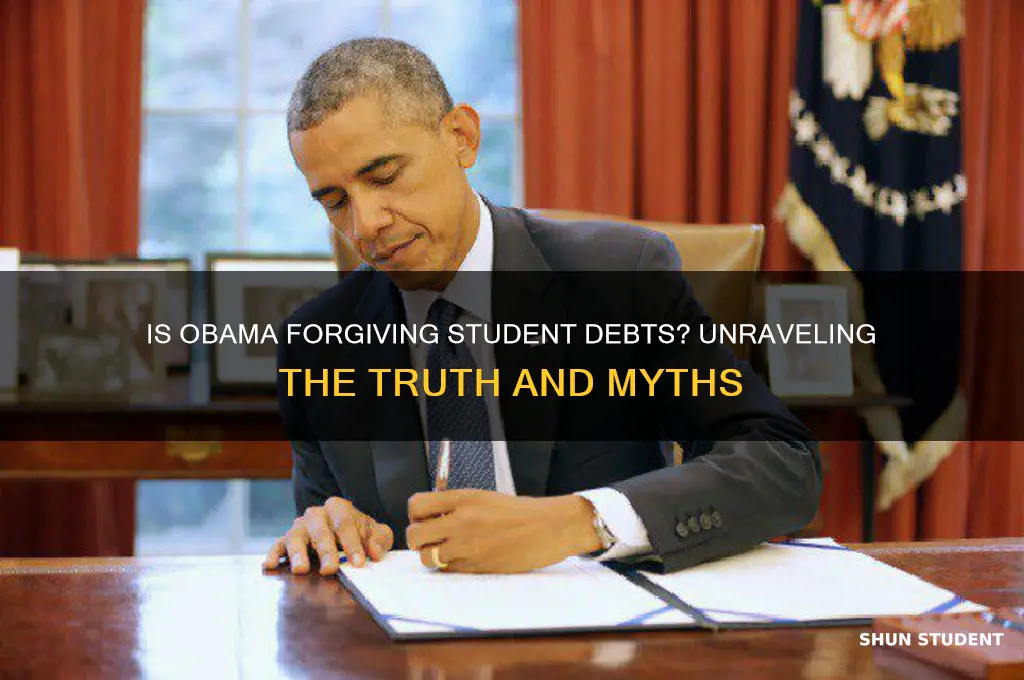 is obama forgiving student debts