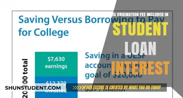 Decoding Student Loan Costs: Origination Fee vs. Interest