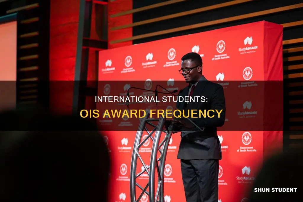 is outstanding international student ois award an annual award