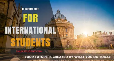 Oxford University: Free Tuition for International Students?