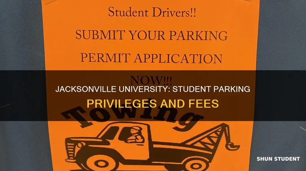 is parking free for students at jacksonville university