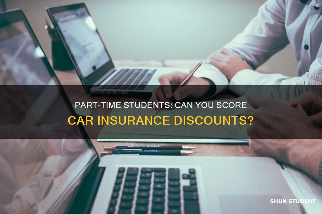 is part time students get car insurance discount