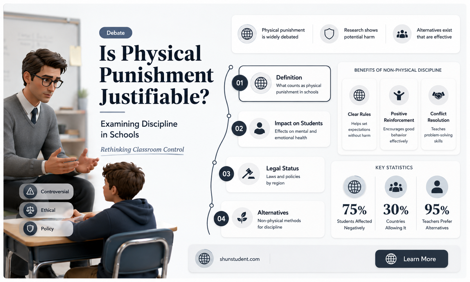 can a teacher give a student a physical punishment