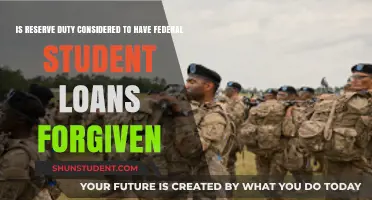 Can Reserve Duty Lead to Federal Student Loan Forgiveness?