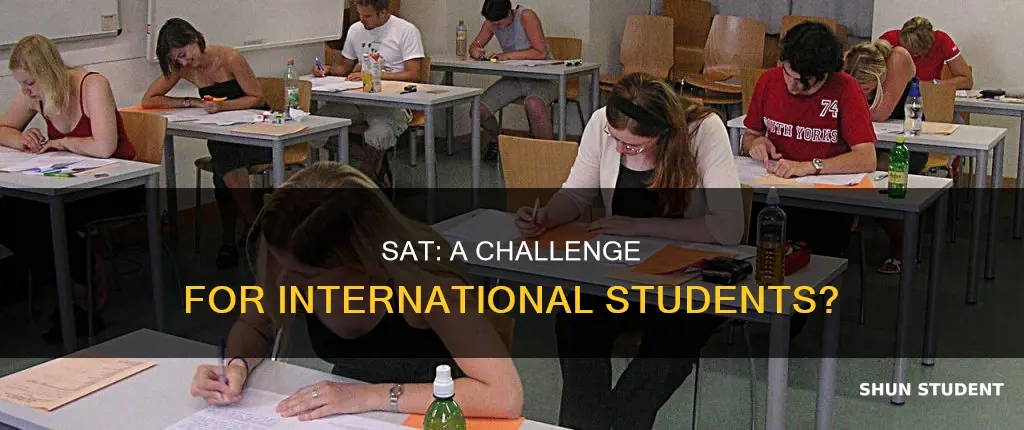 is sat hard for international students