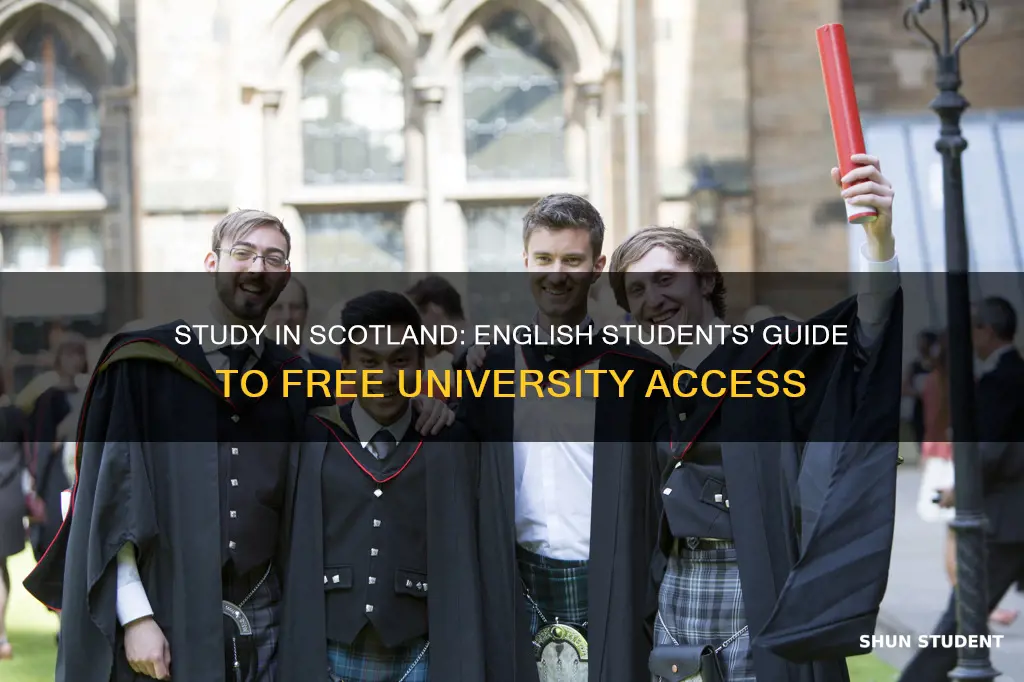 is scottish university free for english students