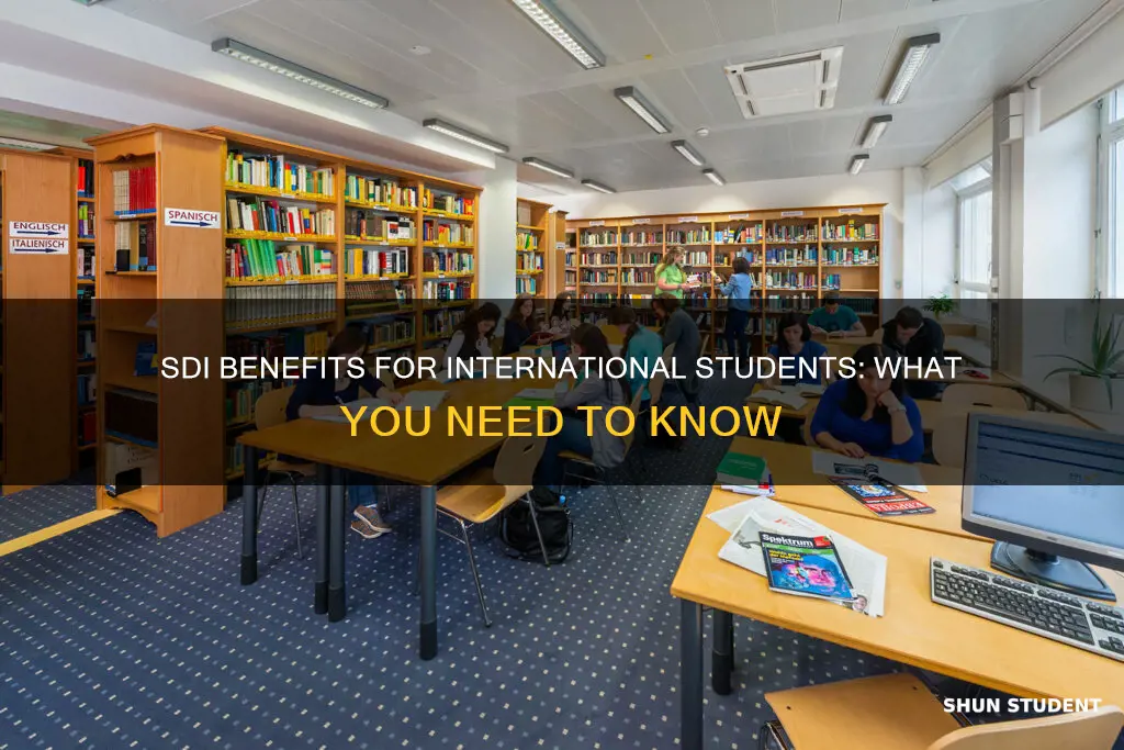 is sdi applicable for international students