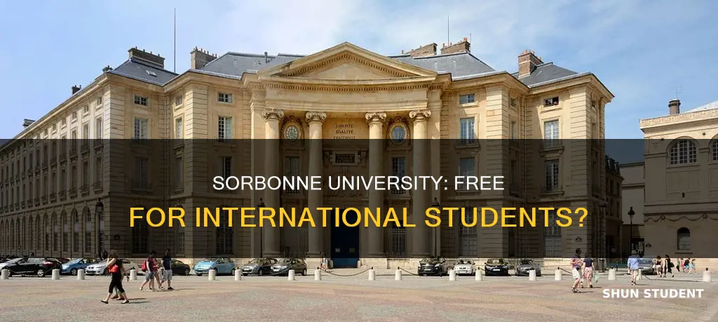 is sorbonne university free for international students