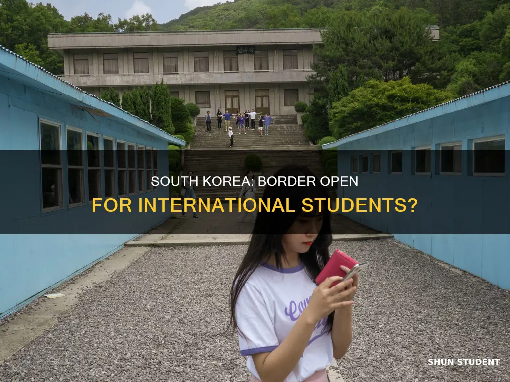 is south korea border open for international students