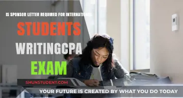 Sponsor Letter: A Must for International CPA Exam Writers?