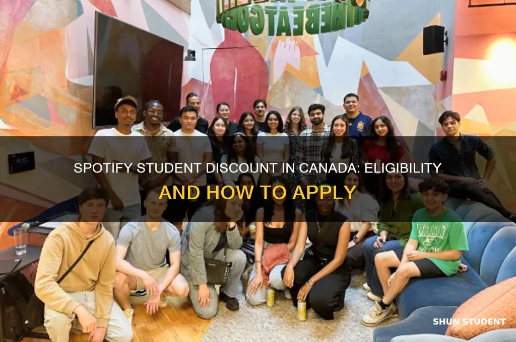 is spotify student discount available in canada