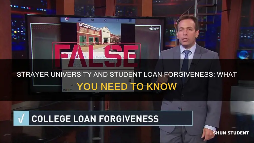 is strayer university part of the student loan forgiveness