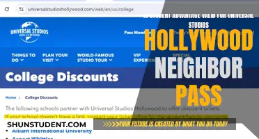 Student Advantage: Valid for Universal Studios Hollywood Neighbor Pass?