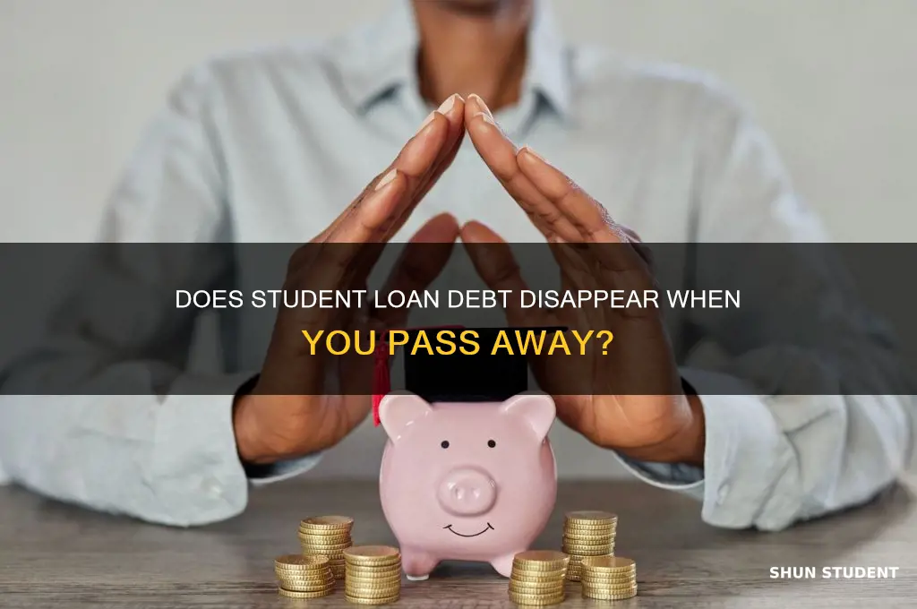 is student loan debt forgiven at death