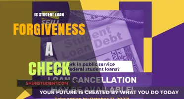 Is Student Loan Forgiveness a Check? Unraveling the Financial Aid Myth